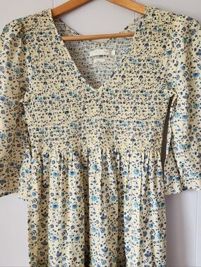 Christy Dawn The Basil Dress Larkspur Ditsy Field Maxi Dresd S